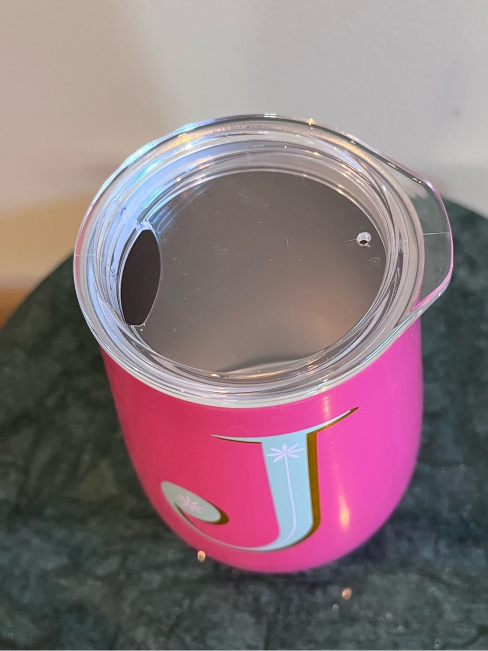 Opal House cold drink tumbler with ‘J’ initial, new without tags - Picture 2 of 6